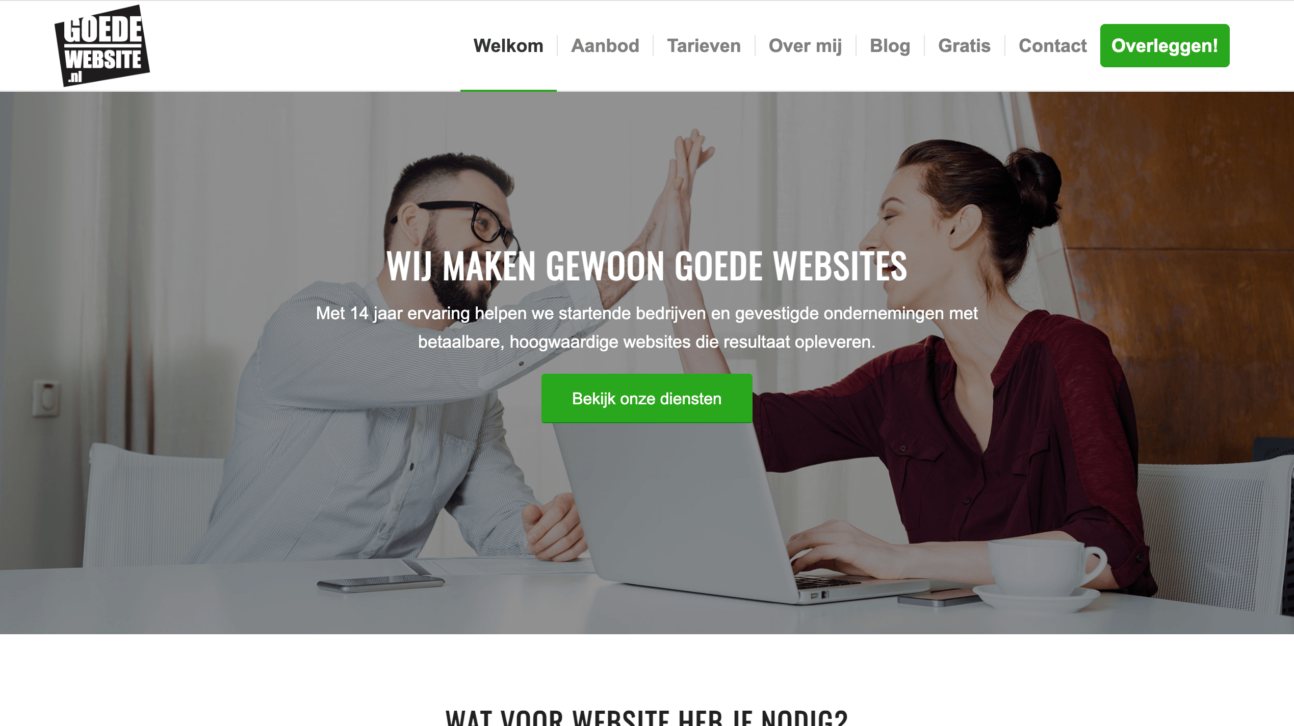 goede website